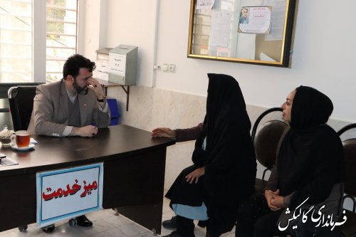 ملاقات چهره به چهره فرماندار گالیکش با مردم شهرستان برگزار شد