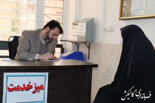 ملاقات چهره به چهره فرماندار گالیکش با مردم شهرستان برگزار شد