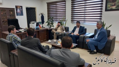 نشست مشترک فرماندار گالیکش و معاون عمرانی استاندار گلستان 