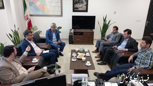 نشست مشترک فرماندار گالیکش و معاون عمرانی استاندار گلستان 