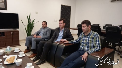نشست مشترک فرماندار گالیکش و معاون عمرانی استاندار گلستان 