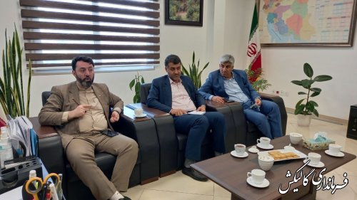 نشست مشترک فرماندار گالیکش و معاون عمرانی استاندار گلستان 