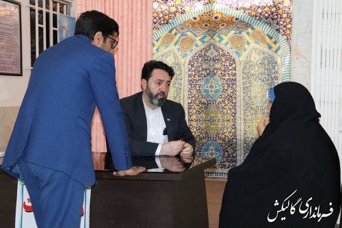 ملاقات عمومی فرماندار گالیکش با جمعی از مردم برگزار شد