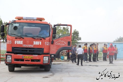 مانور سراسری پدافند غیرعامل در مدارس گالیکش برگزار شد