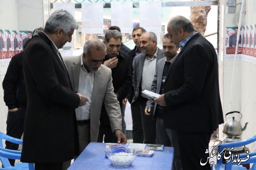 بازدید فرماندار و عوامل ستاد انتخابات شهرستان از دفاتر ستادهای انتخاباتی نامزدها در گالیکش
