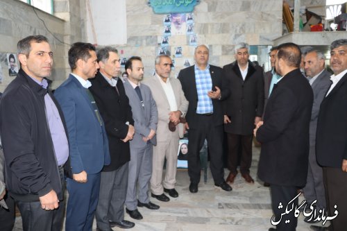 بازدید فرماندار و عوامل ستاد انتخابات شهرستان از دفاتر ستادهای انتخاباتی نامزدها در گالیکش