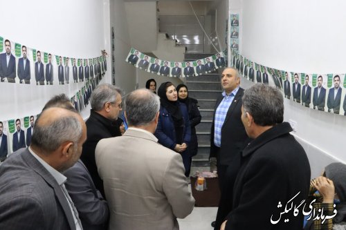 بازدید فرماندار و عوامل ستاد انتخابات شهرستان از دفاتر ستادهای انتخاباتی نامزدها در گالیکش
