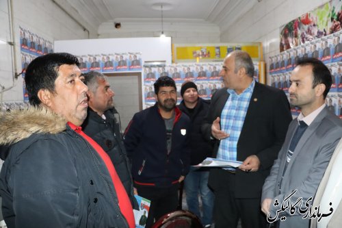 بازدید فرماندار و عوامل ستاد انتخابات شهرستان از دفاتر ستادهای انتخاباتی نامزدها در گالیکش