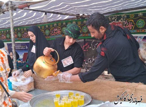 حضور فرماندار گالیکش و جمعی از مسئولین شهرستان در جمع کاروان پیاده‌روی جاماندگان اربعین حسینی 