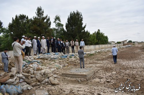 بازدیدمعاون اموردهیاری های کشورازروستاهای قرنجیک وآرخ بزرگ 