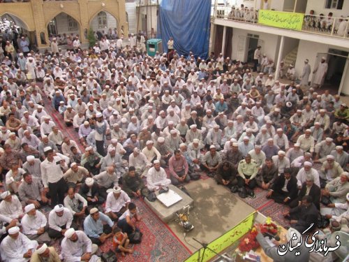 حضور فرماندار گمیشان در مراسم جشن فارغ التحصیلان حوزه علمیه قرنجیک خواجه خان