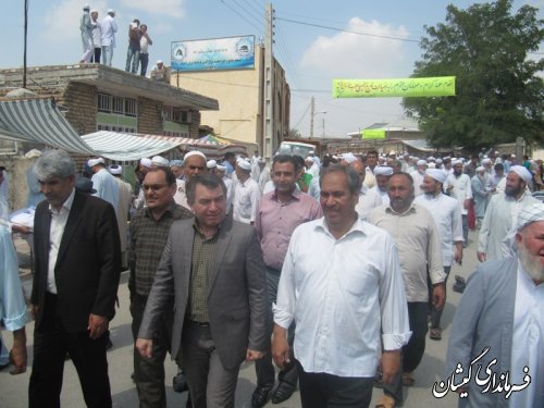 حضور فرماندار گمیشان در مراسم جشن فارغ التحصیلان حوزه علمیه قرنجیک خواجه خان