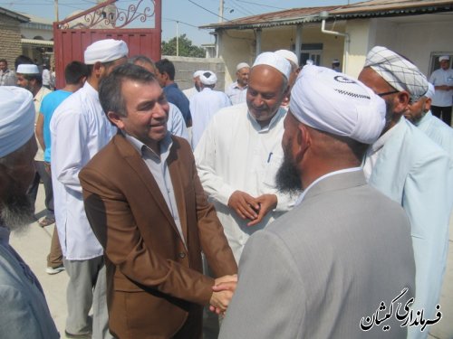 جشن فارغ التحصیلی 11نفرازطلاب حوزه علمیه روستای قلعه کریم ایشان گمیشان