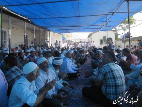 جشن فارغ التحصیلی 11نفرازطلاب حوزه علمیه روستای قلعه کریم ایشان گمیشان