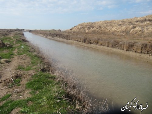 بازید از رودخانه گرگانرود حوزه استحفاظی شهرستان گمیشان