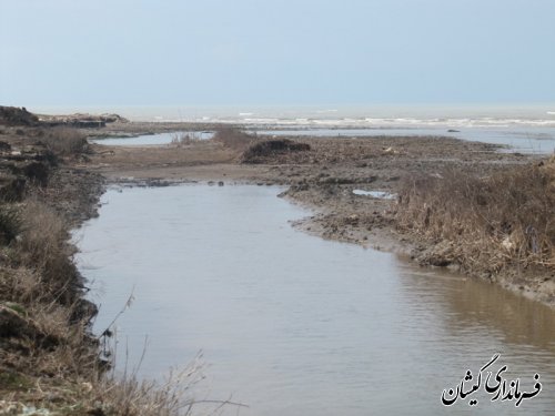 بازید از رودخانه گرگانرود حوزه استحفاظی شهرستان گمیشان