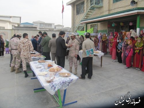 حضور فرماندار گمیشان درجشنواره طبخ غذاها وشیرینی جات بومی محلی وسنتی بانوان شهرستان