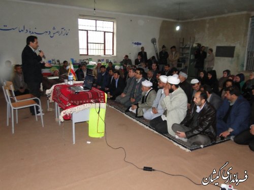 افتتاح وبهره برداری خانه بهداشت روستای آرخ بزرگ شهرستان گمیشان