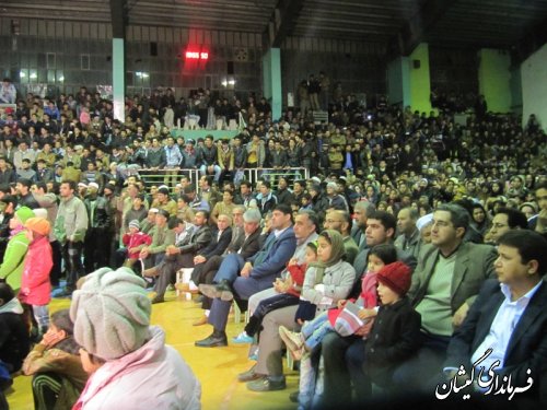 حضور با شکوه مردم گمیش تپه در" جشن انقلاب"