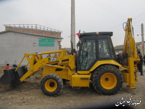 افتتاح ساختمان دهیاری روستای آرخ بزرگ شهرستان گمیشان