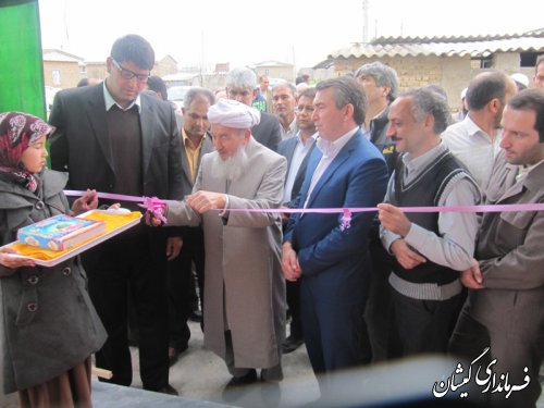 افتتاح وبهره برداری ساختمان دهیاری روستای کوسلی شهرستان گمیشان