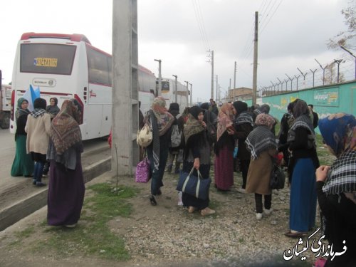 اعزام کاروان راهیان نور شهرستان گمیشان  به مناطق عملیاتی هشت سال دفاع مقدس