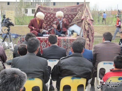 جشنواره آئین های بومی محلی وفرهنگ اقوام روستایی در شهرستان گمیشان برگزار شد