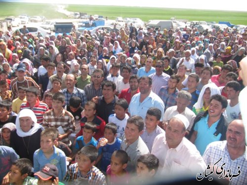 پیاده روی خانوادگی وجشنواره فرهنگ روستا ،در روستای سقرتپه بخش گلدشت برگزار شد