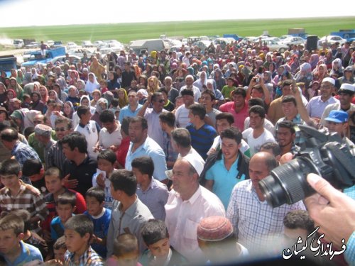 پیاده روی خانوادگی وجشنواره فرهنگ روستا ،در روستای سقرتپه بخش گلدشت برگزار شد