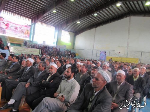 همایش بزرگداشت مقام معلم در شهرستان گمیشان برگزار شد