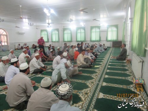 دیدار صمیمی فرماندار گمیشان با مردم روستای دهنه