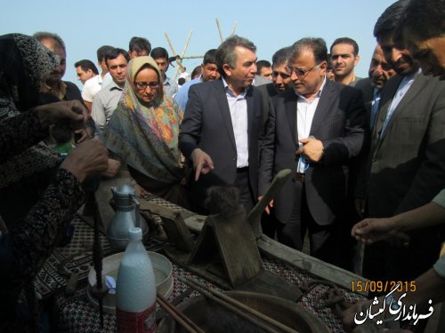 تصاویر روز اول نمایشگاه فرهنگ ترکمن در ساحل زیبای چارقلی شهرستان گمیشان