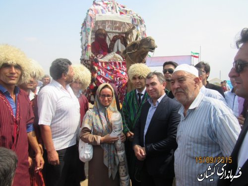 تصاویر روز اول نمایشگاه فرهنگ ترکمن در ساحل زیبای چارقلی شهرستان گمیشان