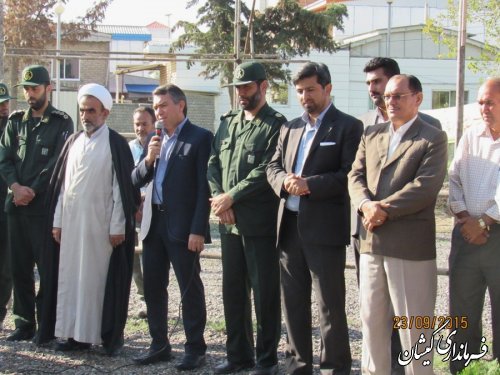 مراسم غبارروبی مزار شهدای گمنام شهرستان گمیشان برگزار شد