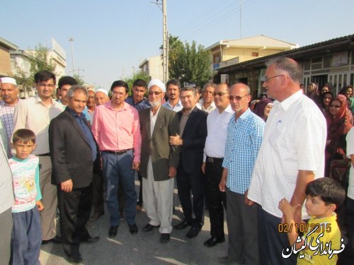 فرماندار گمیشان در جمع استقبال پرشور مردم گمیشان از حجاج شهرستان حضور یافت