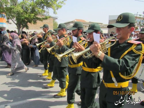 مراسم استقبال و تشییع 3تن از جان باختگان حادثه((منا)) شهرستان گمیشان برگزار شد