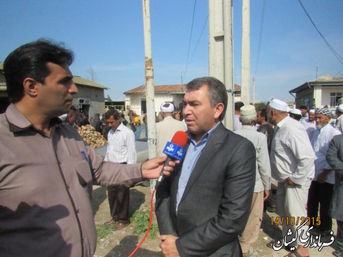 مراسم تشییع پیکر مطهر جان باخته حادثه «منا» در روستای بصیرآباد شهرستان برگزار شد