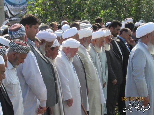 مراسم تشییع پیکر مطهر جان باخته حادثه «منا» در روستای بصیرآباد شهرستان برگزار شد