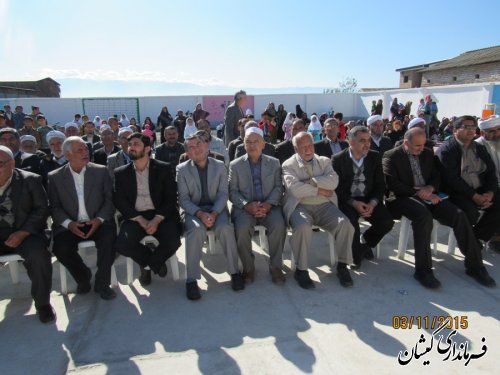 مدرسه مشارکتی حاجی گوکی کمالی کم روستای گامیشلی خواجه نفس افتتاح شد