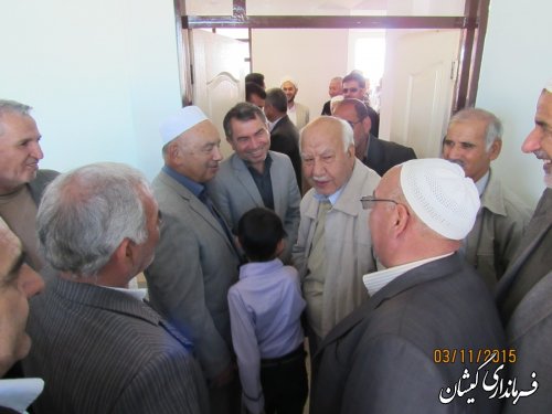 مدرسه مشارکتی حاجی گوکی کمالی کم روستای گامیشلی خواجه نفس افتتاح شد