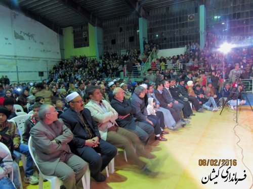 حضور پرشور مردم گمیشان در جشن انقلاب