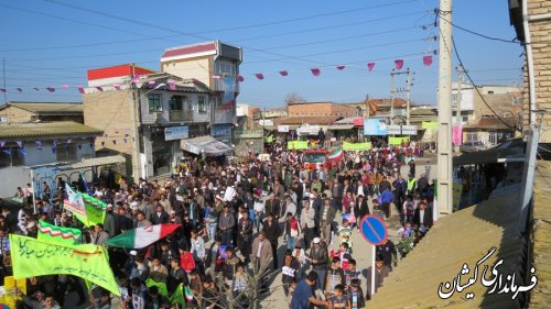 راهپیمایی یوم الله 22 بهمن در سیمین شهر برگزار شد