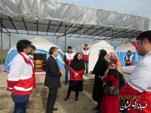 بازدیدفرماندار گمیشان از دهکده تفریحی سنتی جیران سیر گلستان