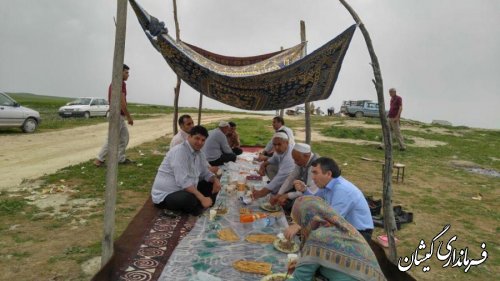 گزارش تصویری از اردوی تفریحی دهیاران بخش گلدشت