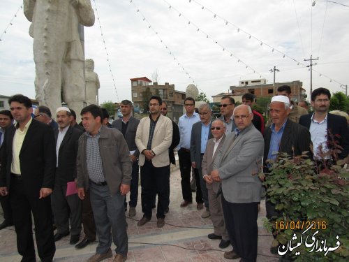 حمل نمادین مشعل اولین المپیاد فرهنگی ورزشی استان در شهرستان گمیشان