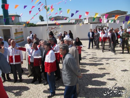 ساختمان اداری نمایندگی هلال احمر شهرستان گمیشان افتتاح شد