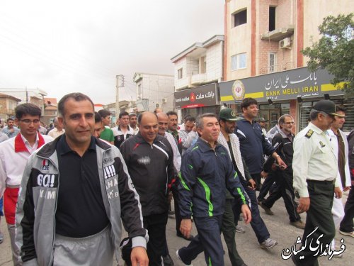 پیاده روی خانوادگی در سیمین شهر برگزار شد