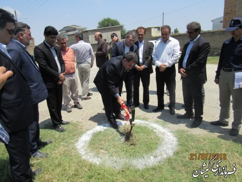 کلنگ زنی پروژه تامین آب خواجه نفس گمیشان