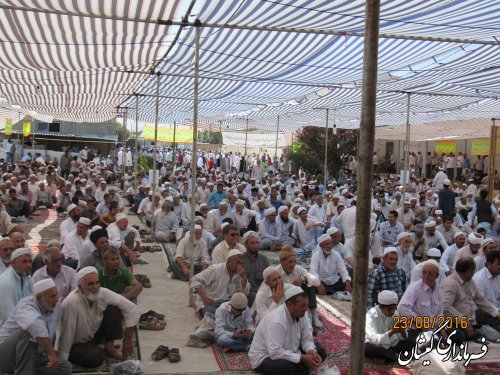 حضور فرماندار گمیشان در مراسم فارغ التحصیلی طلاب حوزه علمیه نورسیمین شهر