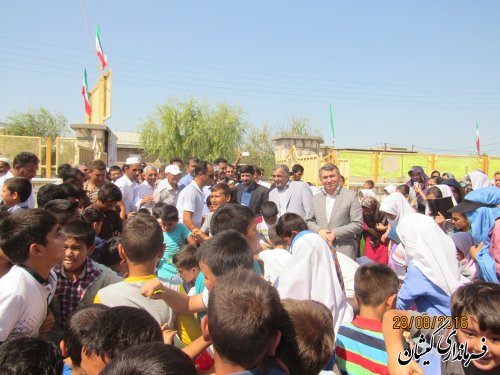 مدرسه 7 کلاسه فاروق منصور عباسی روستای چارقلی افتتاح شد